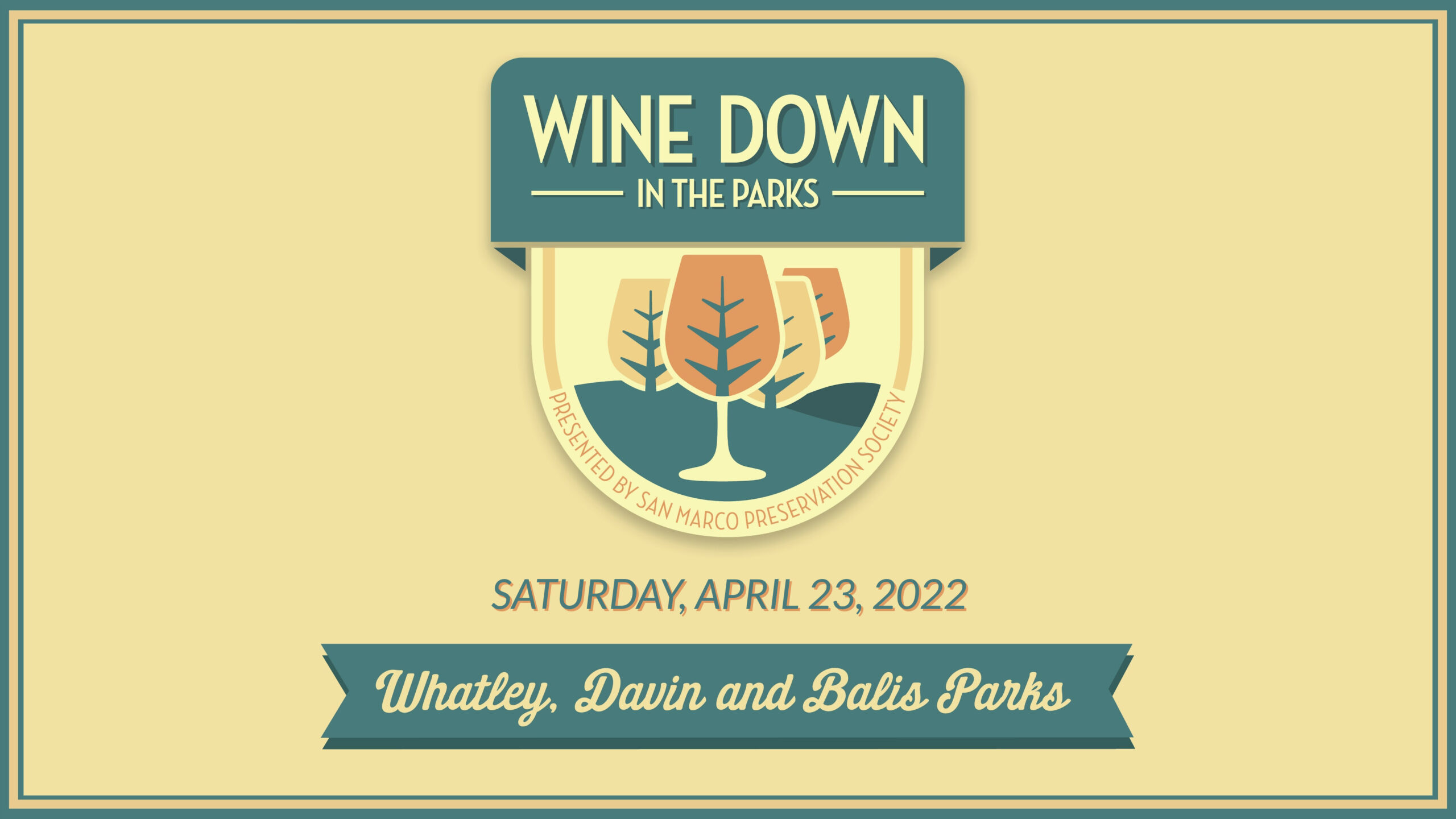 Wine Down in the Parks 2022 San Marco Preservation Society