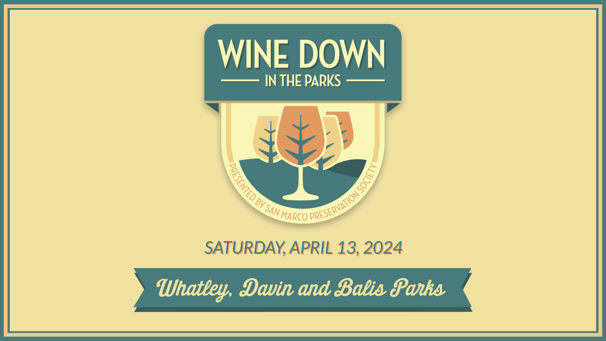 Wine Down in the Parks 2024 San Marco Preservation Society